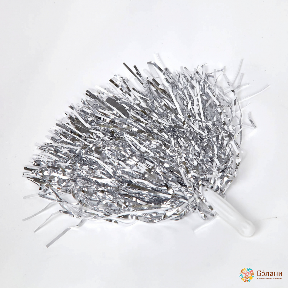 Pomponi Pentru Majorete Argintii