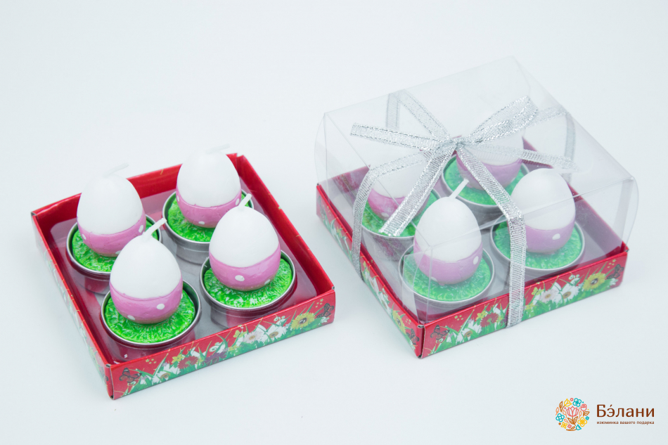 Lumanare De Paste Roz | 2