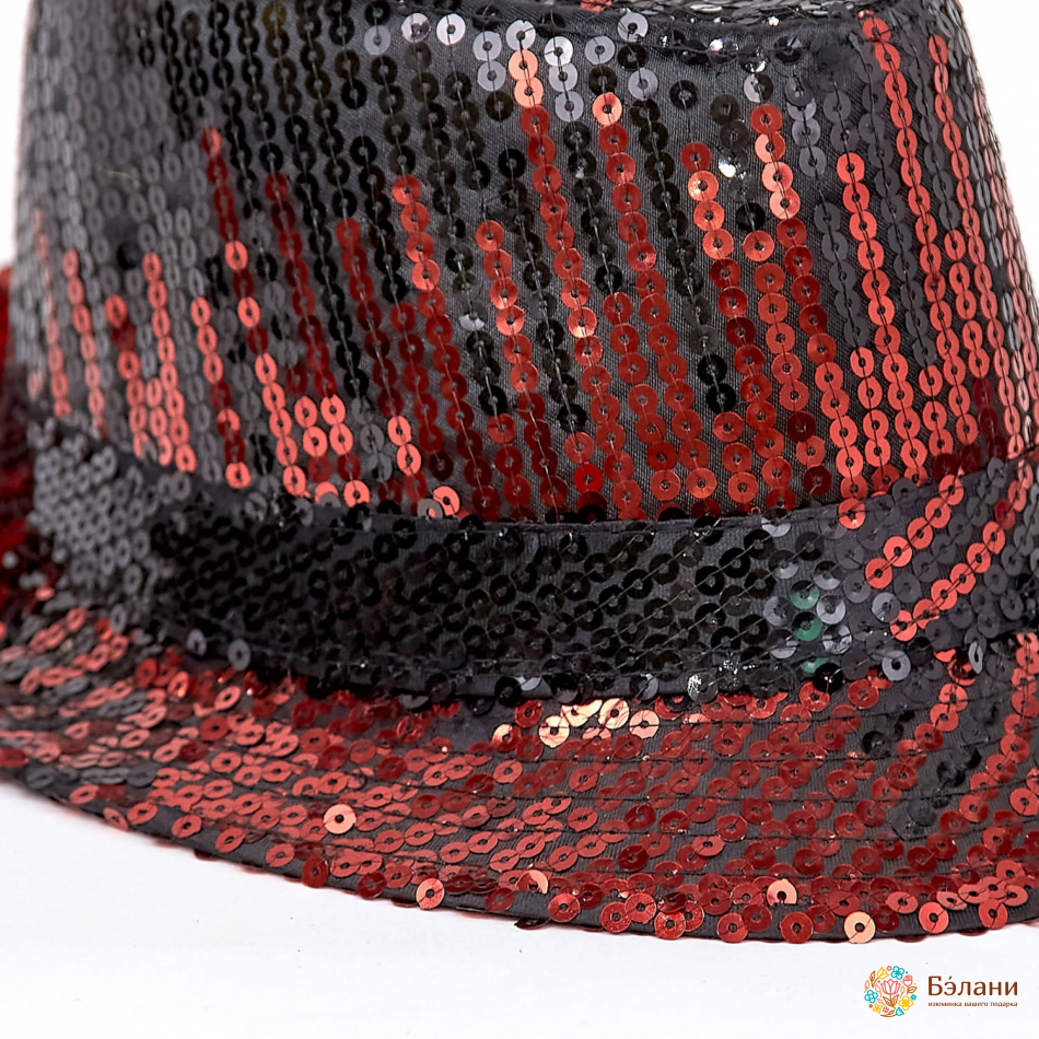 Palarie Disco Neagra Si Rosu | 2