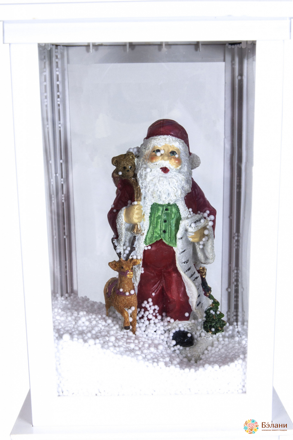 Lanternă Pe Un Picior Cu Zăpadă Artificială M | 2