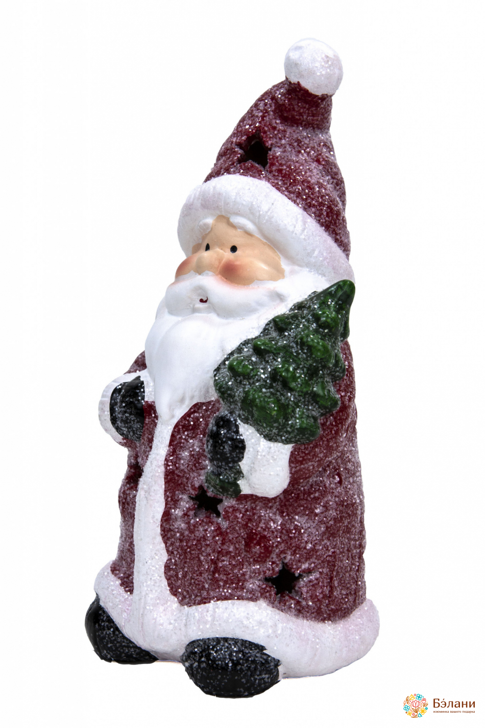 Decor De Revelion „Moș Crăciun De Zahăr” Cu Iluminare Led | 4