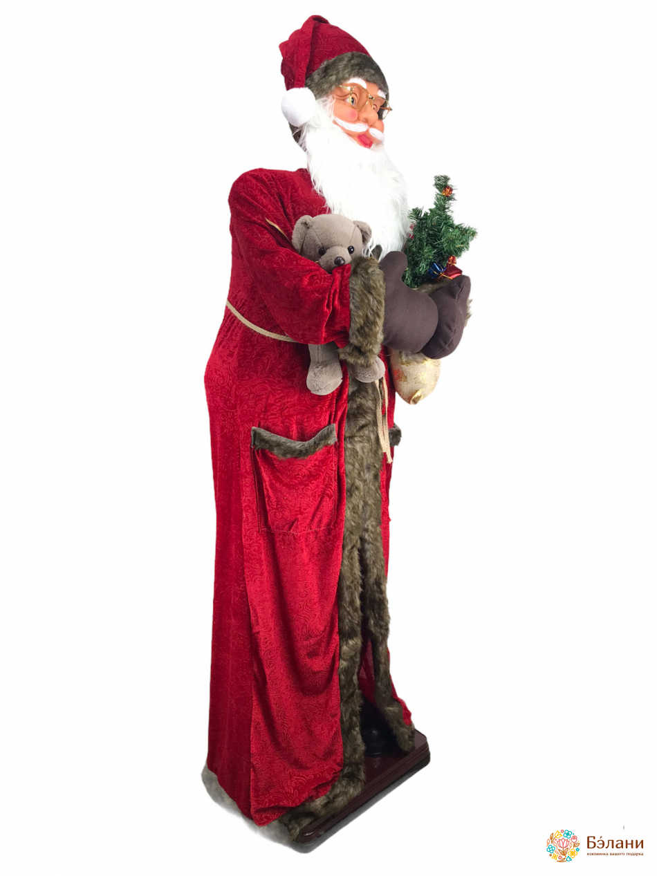 Figura Muzicală În Mărime Naturală „Moș Crăciun Cu Cadouri” | 3