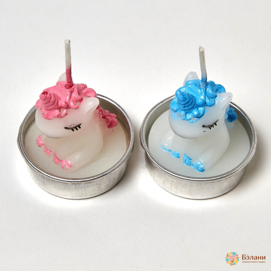 Lumanari "little Unicorn No. 1" Roz | 2