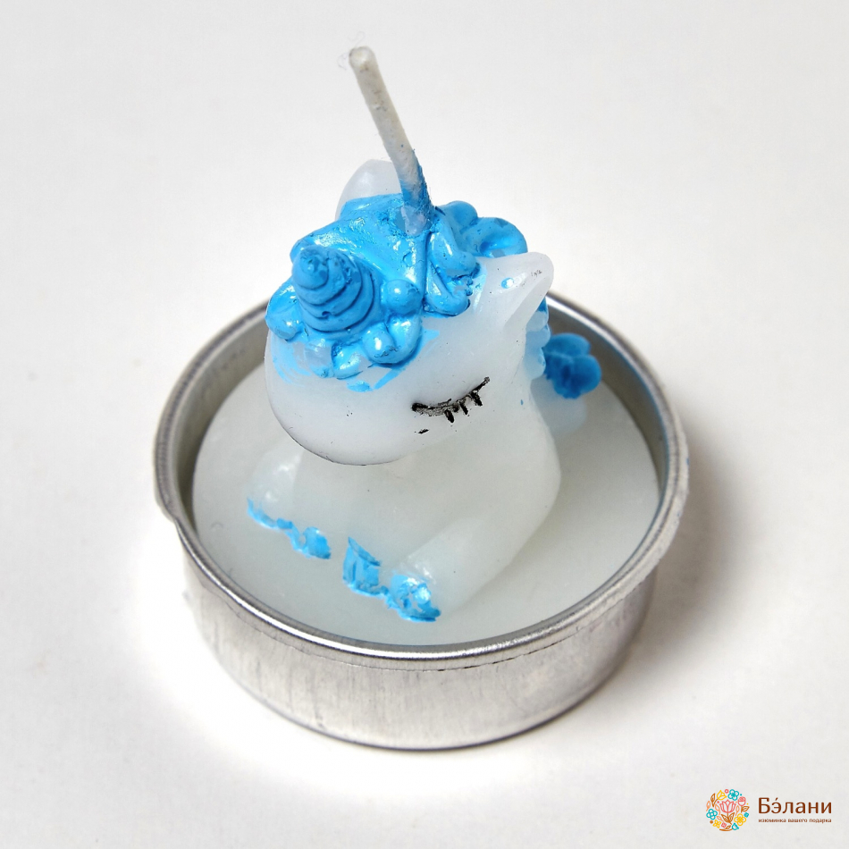 Lumanari "little Unicorn Nr. 1" Albastre | 4