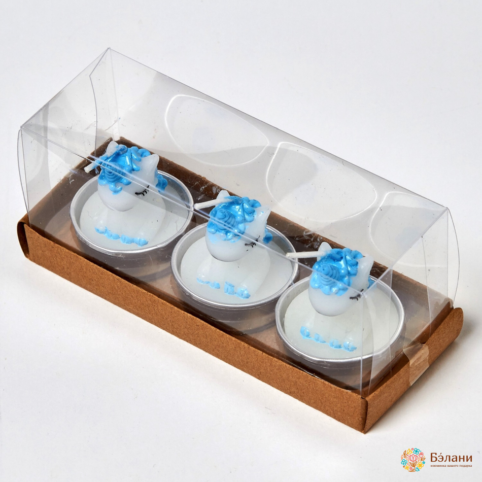 Lumanari "little Unicorn Nr. 1" Albastre | 3