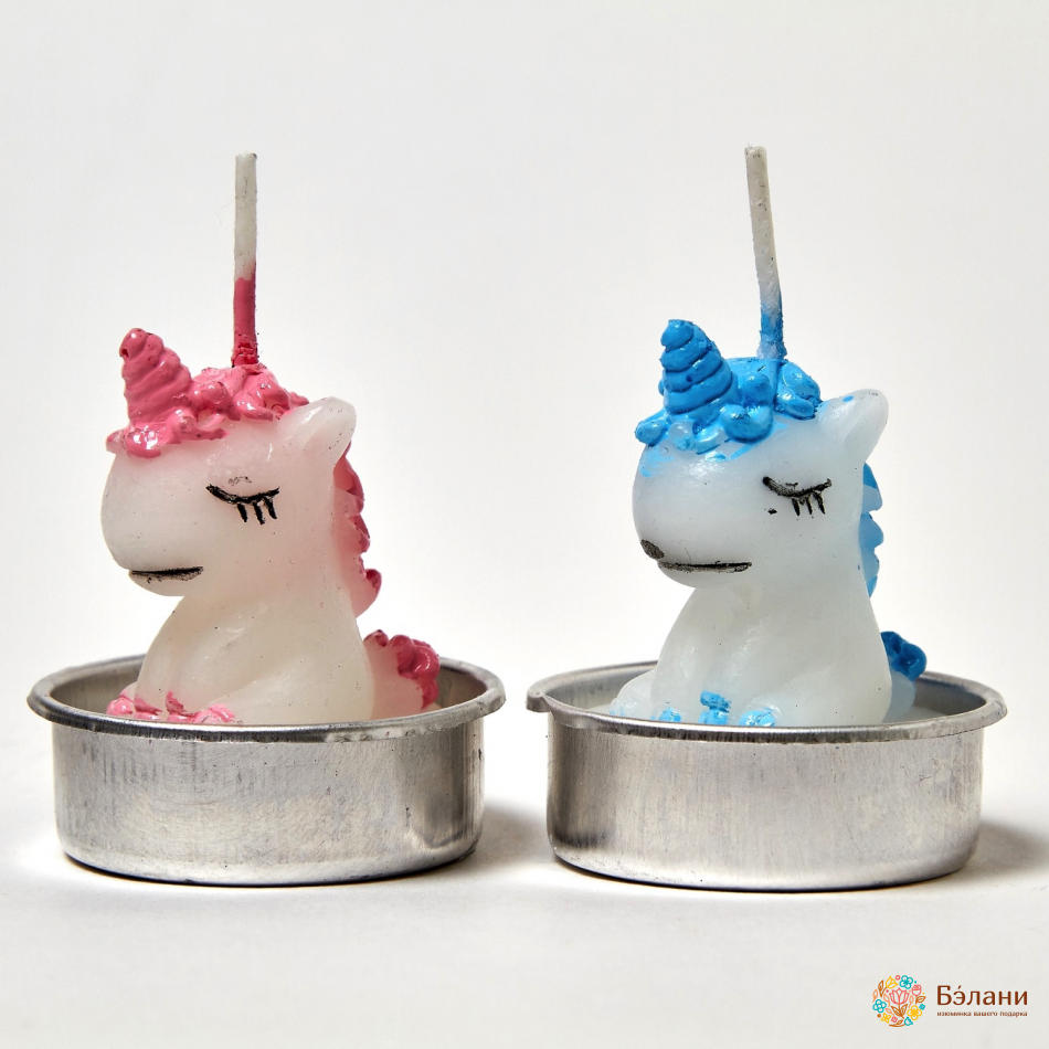 Lumanari "little Unicorn Nr. 1" Albastre | 5