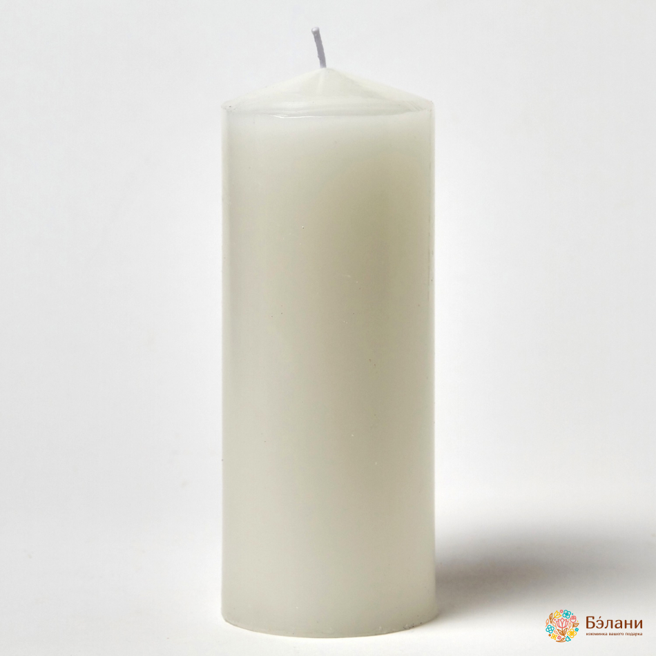 Lumanare Cu Parafina "coloana Larga" Alba L 6 Buc. | 3