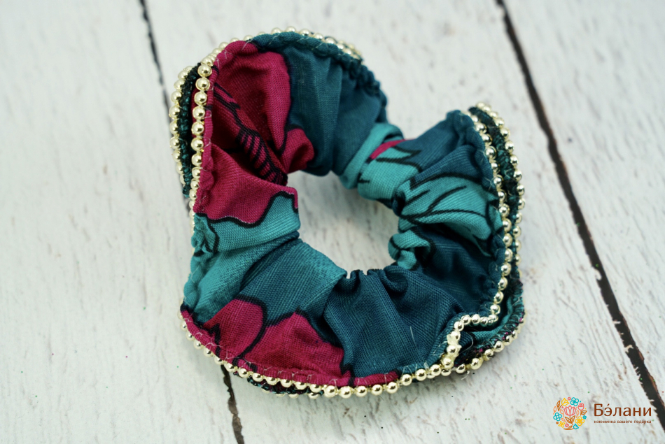 Elastic Tricotat Cu Margine Aurie | 2