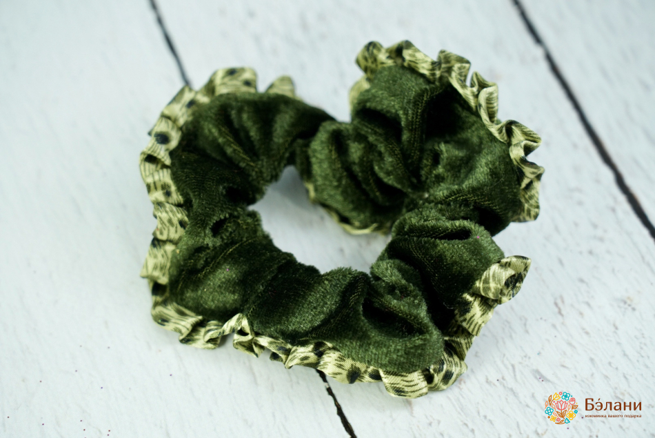 Bandă Elastică Din Catifea Cu Margine Cu Imprimeu Leopard | 2