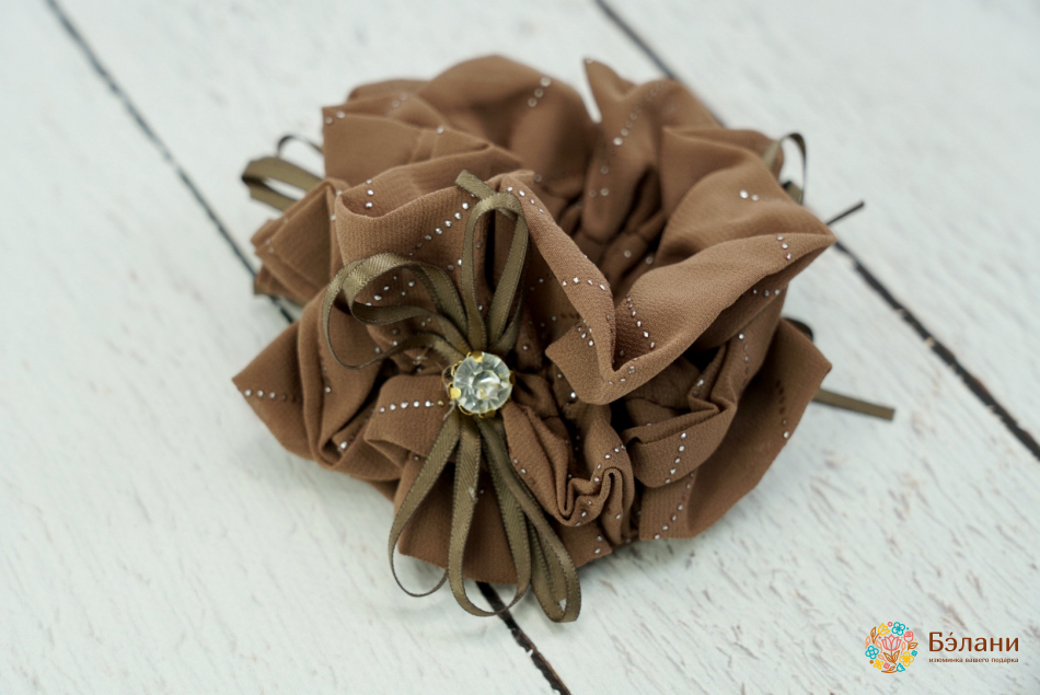 Elastic Din Sifon "farcuta Cu Strasuri" Volumetric | 2